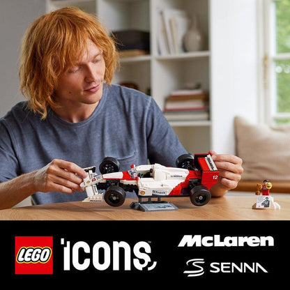 LEGO McLaren MP4/4 & Ayrton Senna 10330 Icons LEGO Icons @ 2TTOYS | Official LEGO shop😊🥰 LEGO €. 79.99