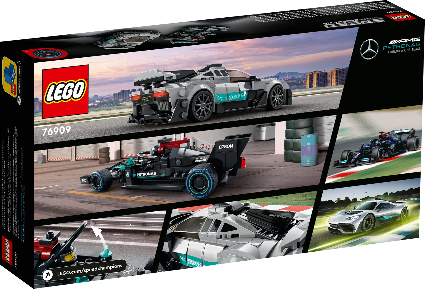 LEGO Mercedes-AMG Formule 1 W12 E Performance & Mercedes-AMG Project One 76909 LEGO SPEEDCHAMPIONS @ 2TTOYS | Official LEGO shop😊🥰 LEGO €. 49.99