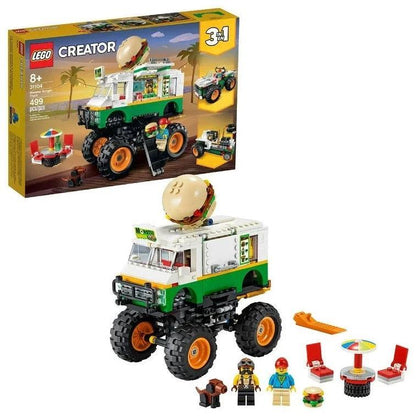 LEGO Monster Burger Truck 31104 Creator 3-in-1 LEGO CREATOR @ 2TTOYS | Official LEGO shop😊🥰 LEGO €. 39.99