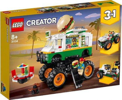 LEGO Monster Burger Truck 31104 Creator 3-in-1 LEGO CREATOR @ 2TTOYS | Official LEGO shop😊🥰 LEGO €. 39.99