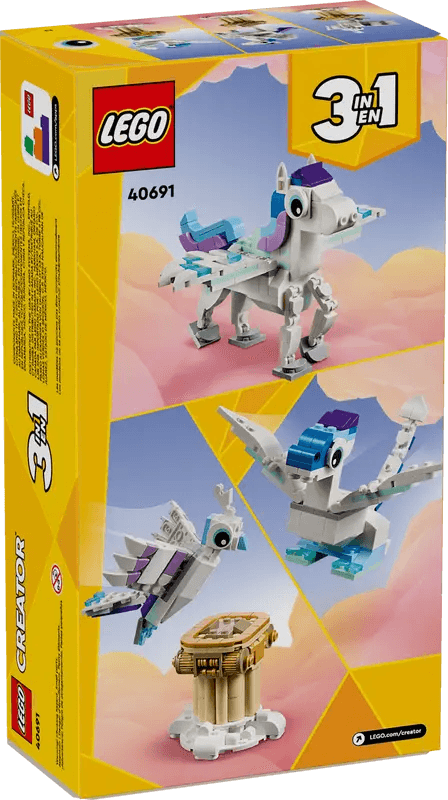 LEGO Mytische Pegasus 40691 Creator LEGO CREATOR 3 IN 1 @ 2TTOYS | Official LEGO shop😊🥰 LEGO €. 19.99