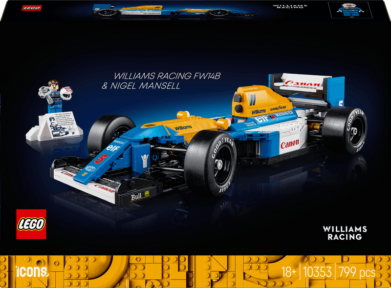 LEGO Nigel Mansell's F1 car 10353 Icons @ 2TTOYS | Official LEGO shop😊🥰 2TTOYS | Official LEGO shop😊🥰 €. 67.98