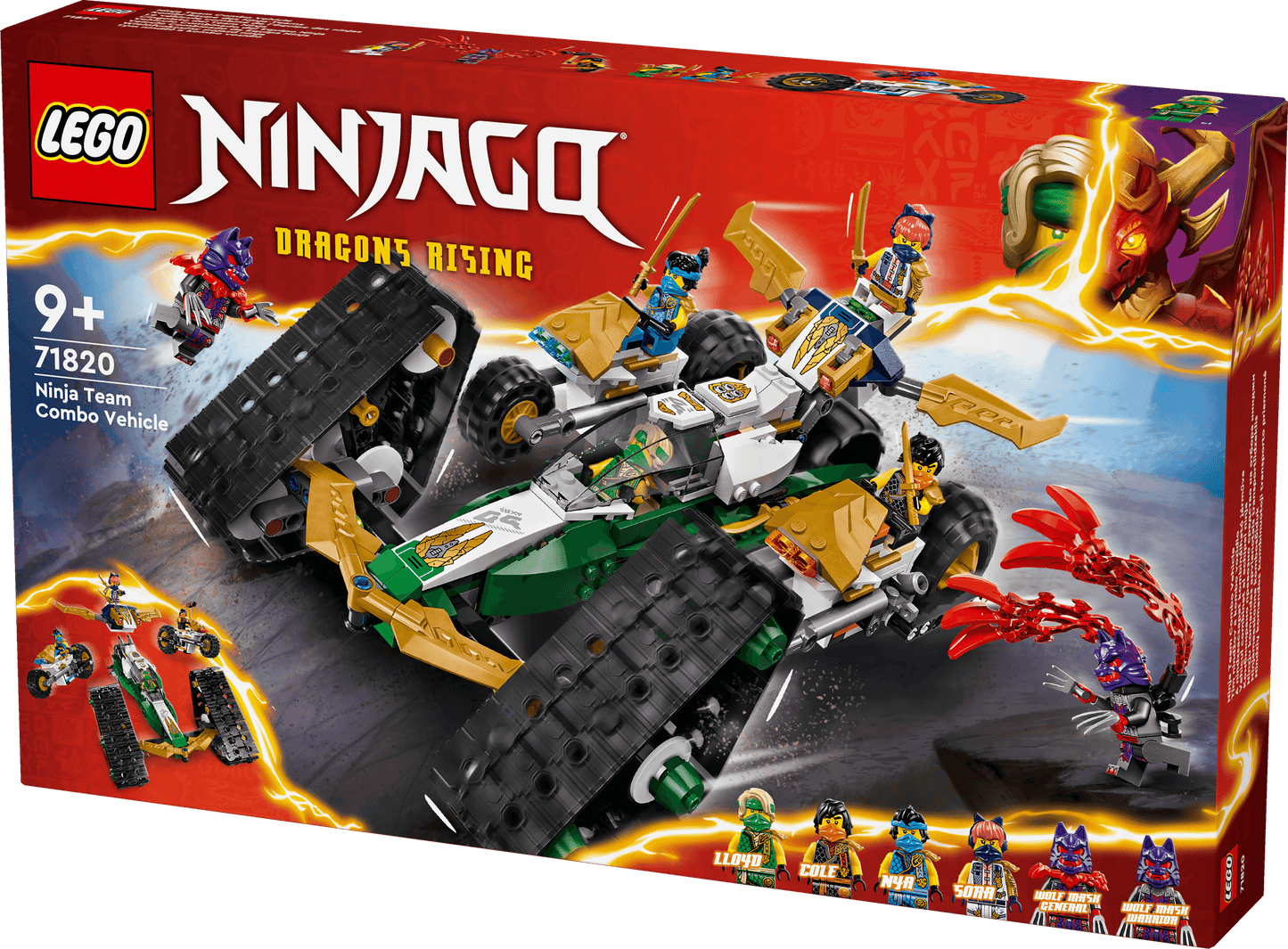 LEGO Ninja Team Combi Rups 71820 Ninjago (Pre-Order: verwacht juni) LEGO Ninjago @ 2TTOYS LEGO €. 76.49