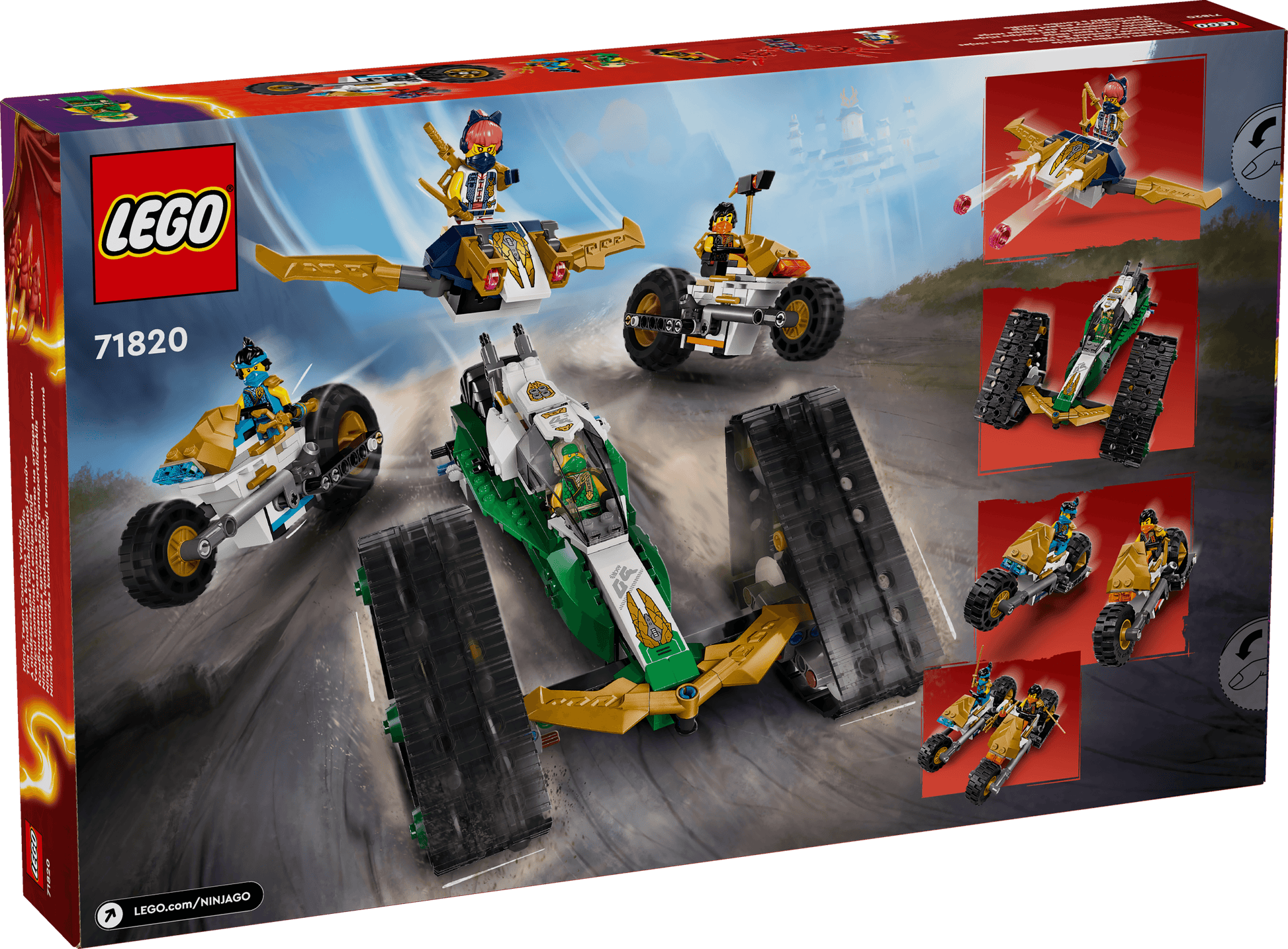 LEGO Ninja Team Combi Rups 71820 Ninjago (Pre-Order: verwacht juni) LEGO Ninjago @ 2TTOYS LEGO €. 76.49