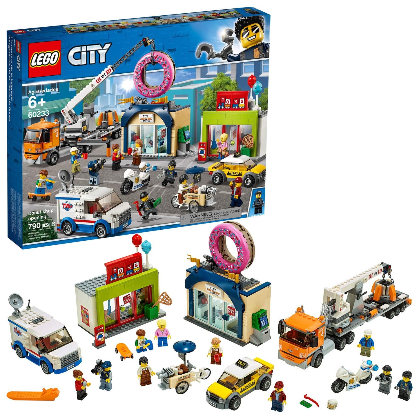 LEGO Opening van de donutwinkel 60233 City LEGO CITY VILLE @ 2TTOYS | Official LEGO shop😊🥰 LEGO €. 84.99