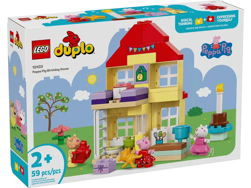 LEGO Peppa Pig Birthday House 10433 DUPLO @ 2TTOYS | Official LEGO shop😊🥰 2TTOYS €. 38.49