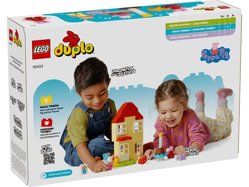 LEGO Peppa Pig Birthday House 10433 DUPLO @ 2TTOYS | Official LEGO shop😊🥰 2TTOYS €. 38.49