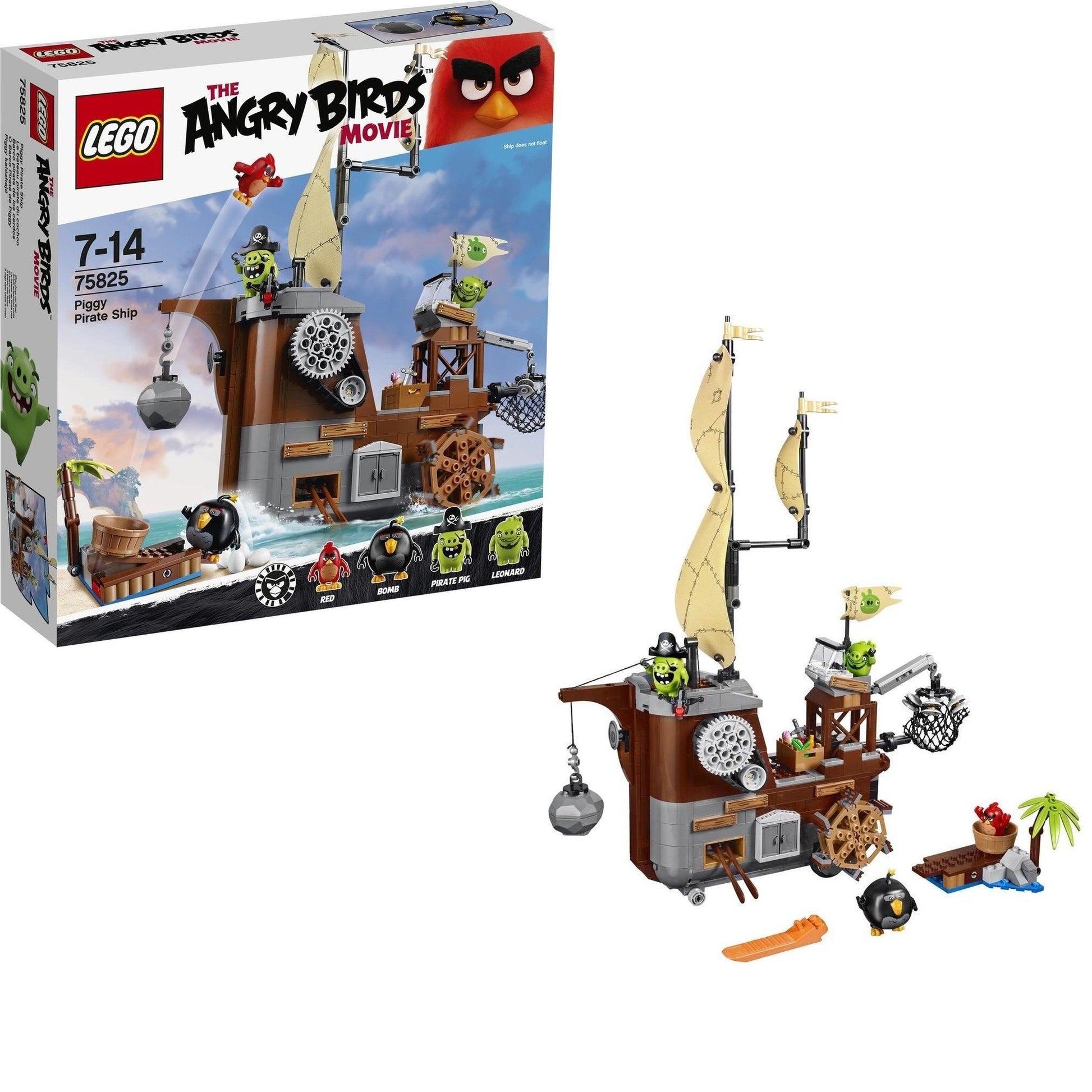 LEGO Piggy Piratenschip 75825 Angry Birds LEGO ANGRYBIRDS @ 2TTOYS LEGO €. 99.99