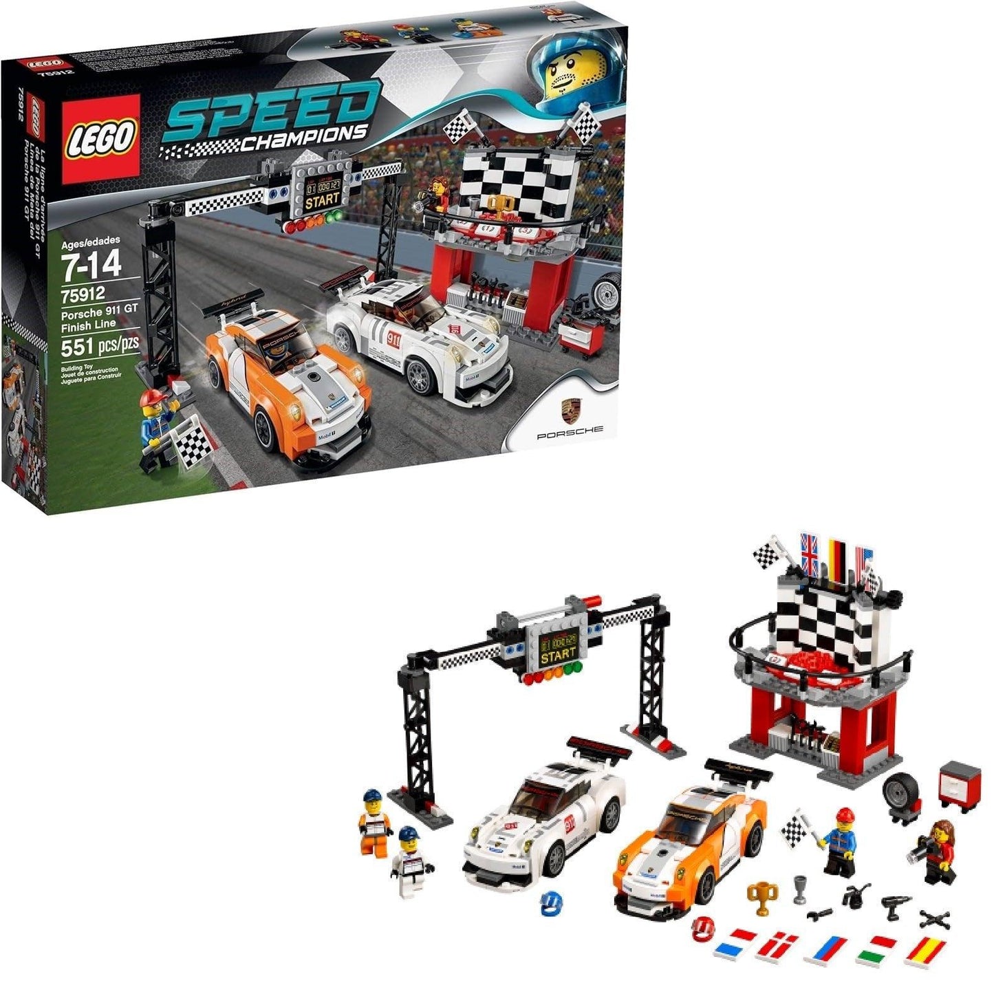 LEGO Porsche 911 GT Finish Line 75912 Speedchampions @ 2TTOYS | Official LEGO shop😊🥰 2TTOYS | Official LEGO shop😊🥰 €. 39.99