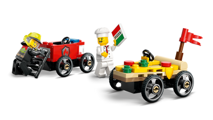 LEGO Raceauto pakket: pizzabestelwagen vs Brandweerwagen 60458 City (Pre-Order: januari 2025) LEGO CITY @ 2TTOYS | Official LEGO shop😊🥰 LEGO €. 8.49