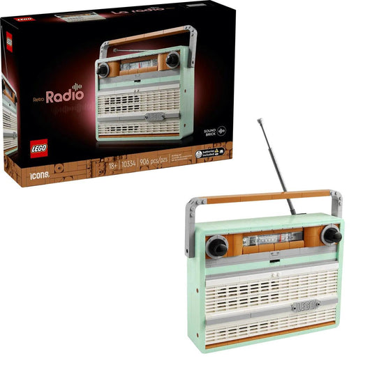 LEGO Retroradio 10334 Icons (levering: januari 2025) LEGO ICONS @ 2TTOYS | Official LEGO shop😊🥰 LEGO €. 99.99