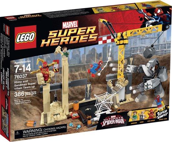 LEGO Rhino and Sandman Team-up 76037 SpiderMan LEGO SPIDERMAN @ 2TTOYS LEGO €. 44.49