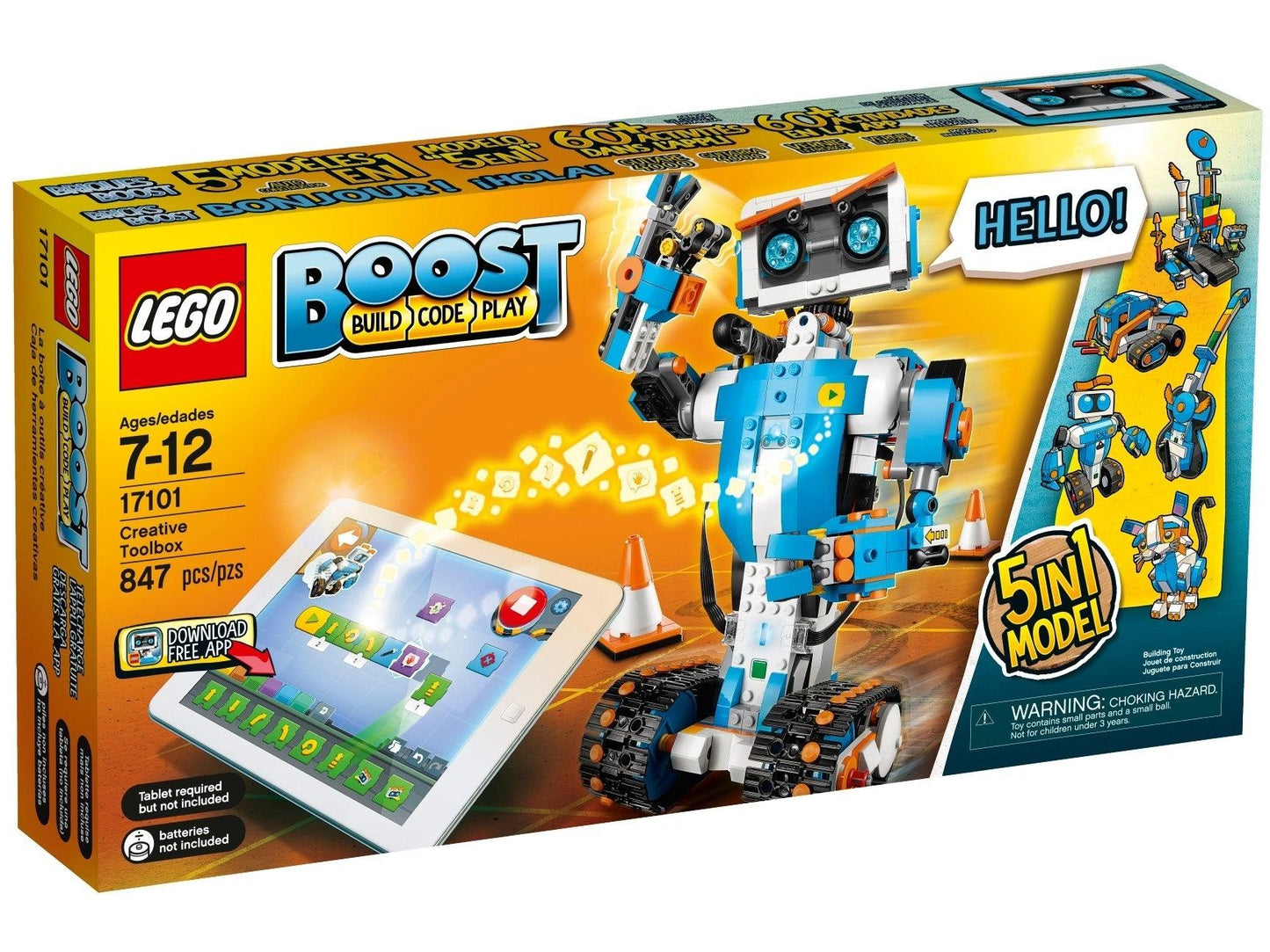 LEGO Robot Creatieve Gereedschapskist Programmeerbare robot 17101 Boost LEGO BOOST @ 2TTOYS LEGO €. 159.99