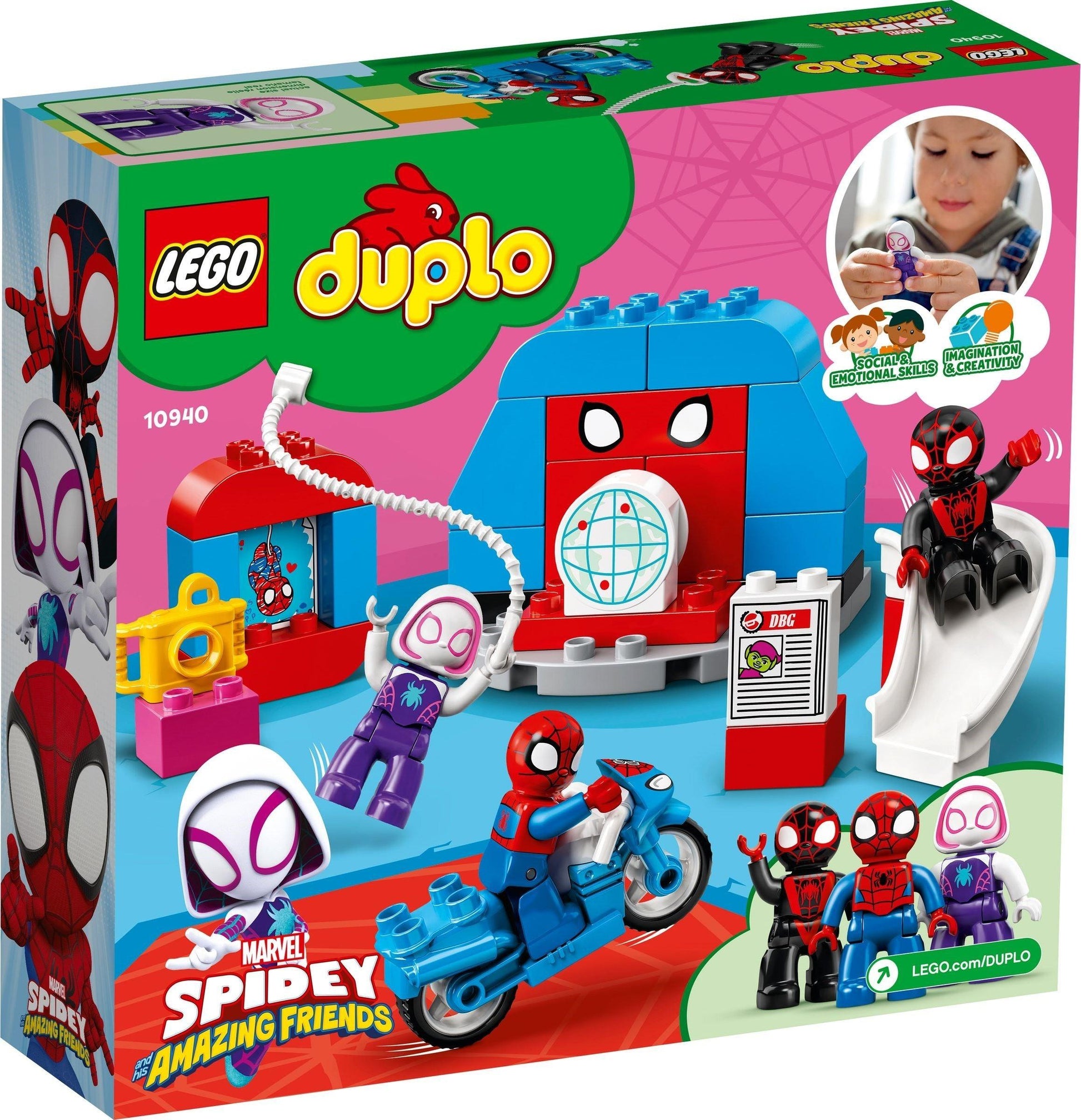 LEGO Spider-Man Headquarters 10940 DUPLO LEGO SPIDERMAN @ 2TTOYS | Official LEGO shop😊🥰 LEGO €. 34.99