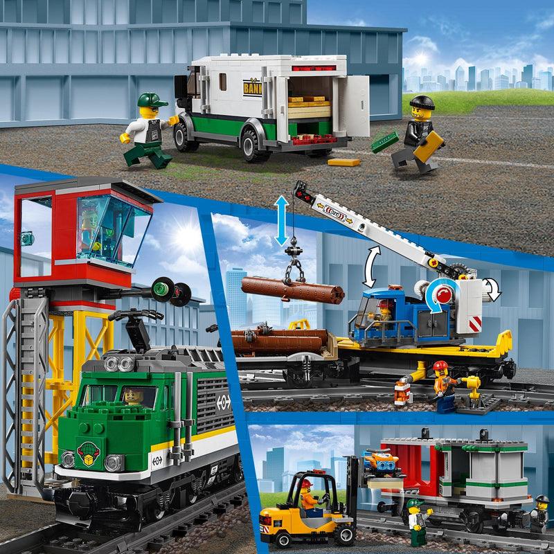 LEGO Sterke City vrachttrein met kraan 60198 City LEGO CITY TREINEN @ 2TTOYS | Official LEGO shop😊🥰 LEGO €. 159.48