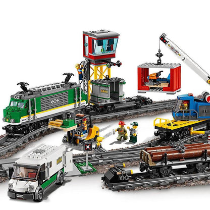 LEGO Sterke City vrachttrein met kraan 60198 City LEGO CITY TREINEN @ 2TTOYS | Official LEGO shop😊🥰 LEGO €. 159.48