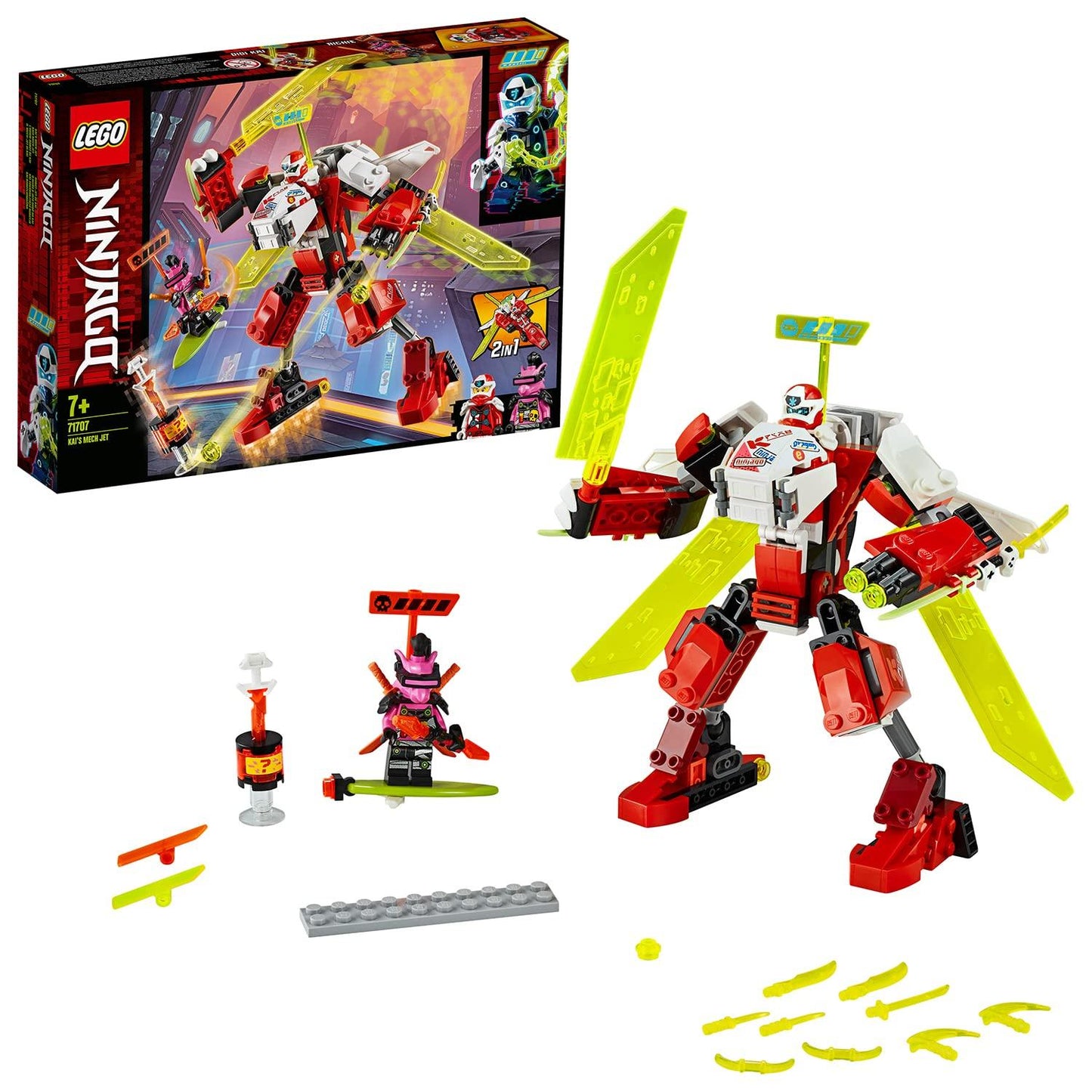 LEGO Stoere Kai's Mech Jet Vliegtuig 71707 Ninjago LEGO NINJAGO @ 2TTOYS LEGO €. 14.99