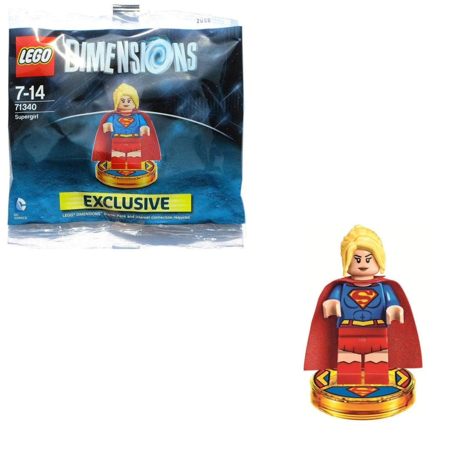 LEGO Supergirl 71340 Dimensions LEGO Dimensions @ 2TTOYS | Official LEGO shop😊🥰 LEGO €. 6.49