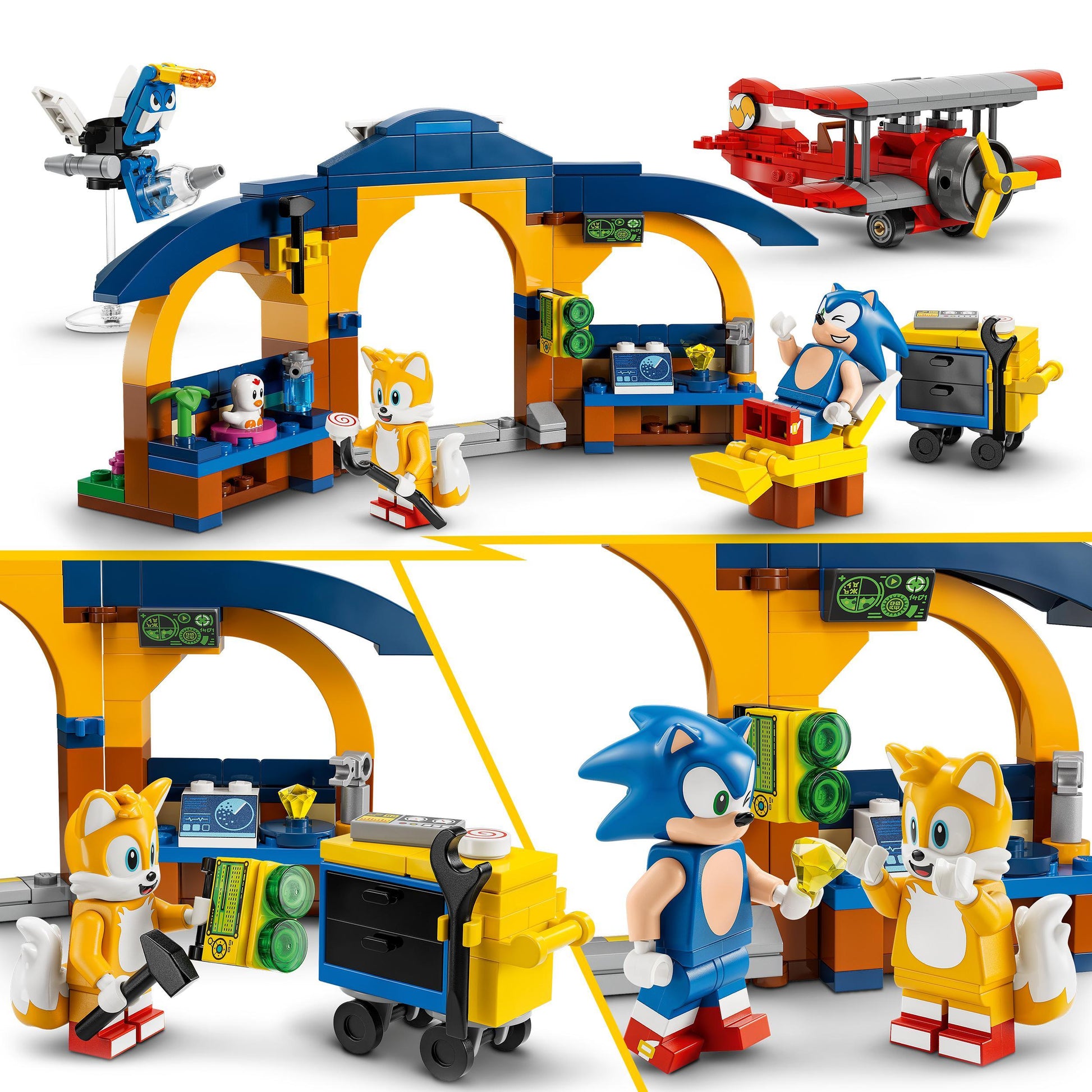 LEGO Tails' Workshop and Tornado Plane 76991 Sonic LEGO @ 2TTOYS | Official LEGO shop😊🥰 LEGO €. 36.48