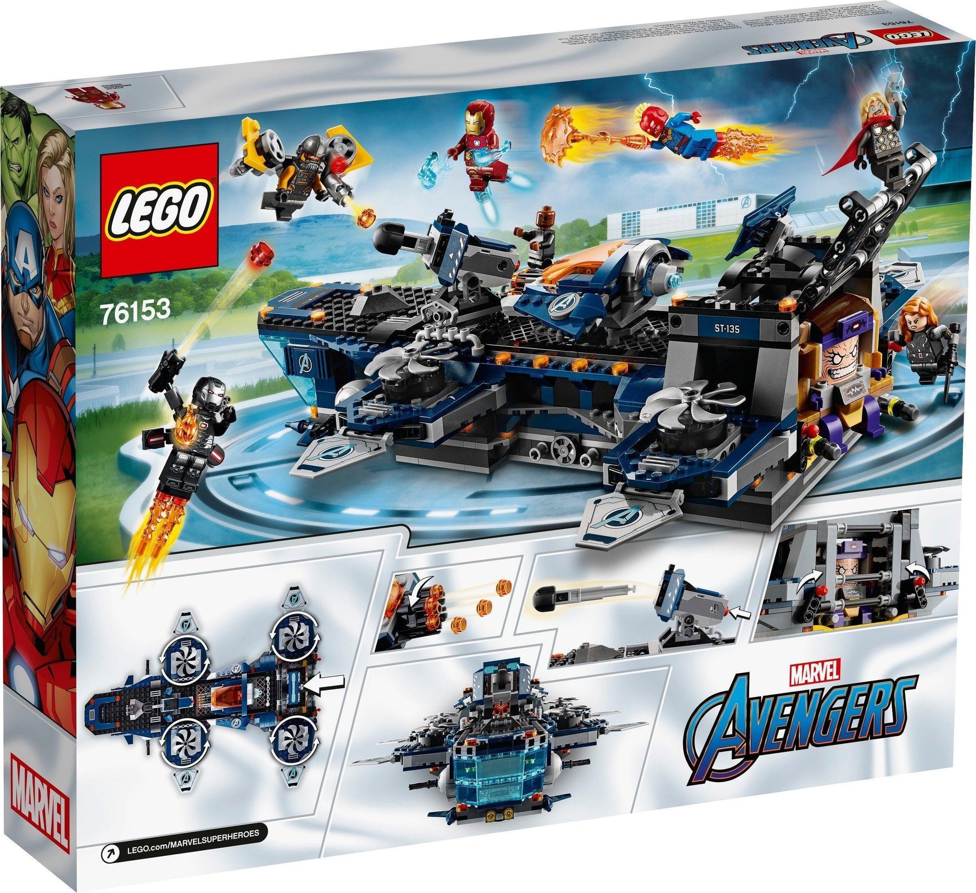 LEGO The Avengers Helicarrier 76153 Superheroes LEGO SUPERHEROES @ 2TTOYS | Official LEGO shop😊🥰 LEGO €. 129.99