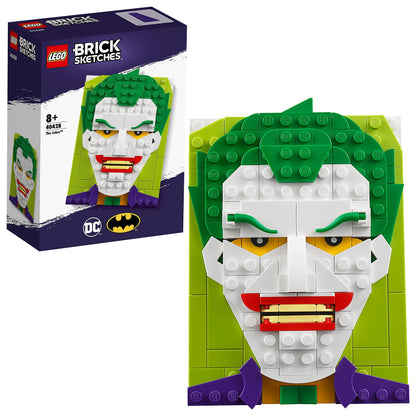 LEGO The Joker van batman schilderij 40428 Brick Sketches LEGO BATMAN @ 2TTOYS LEGO €. 13.99