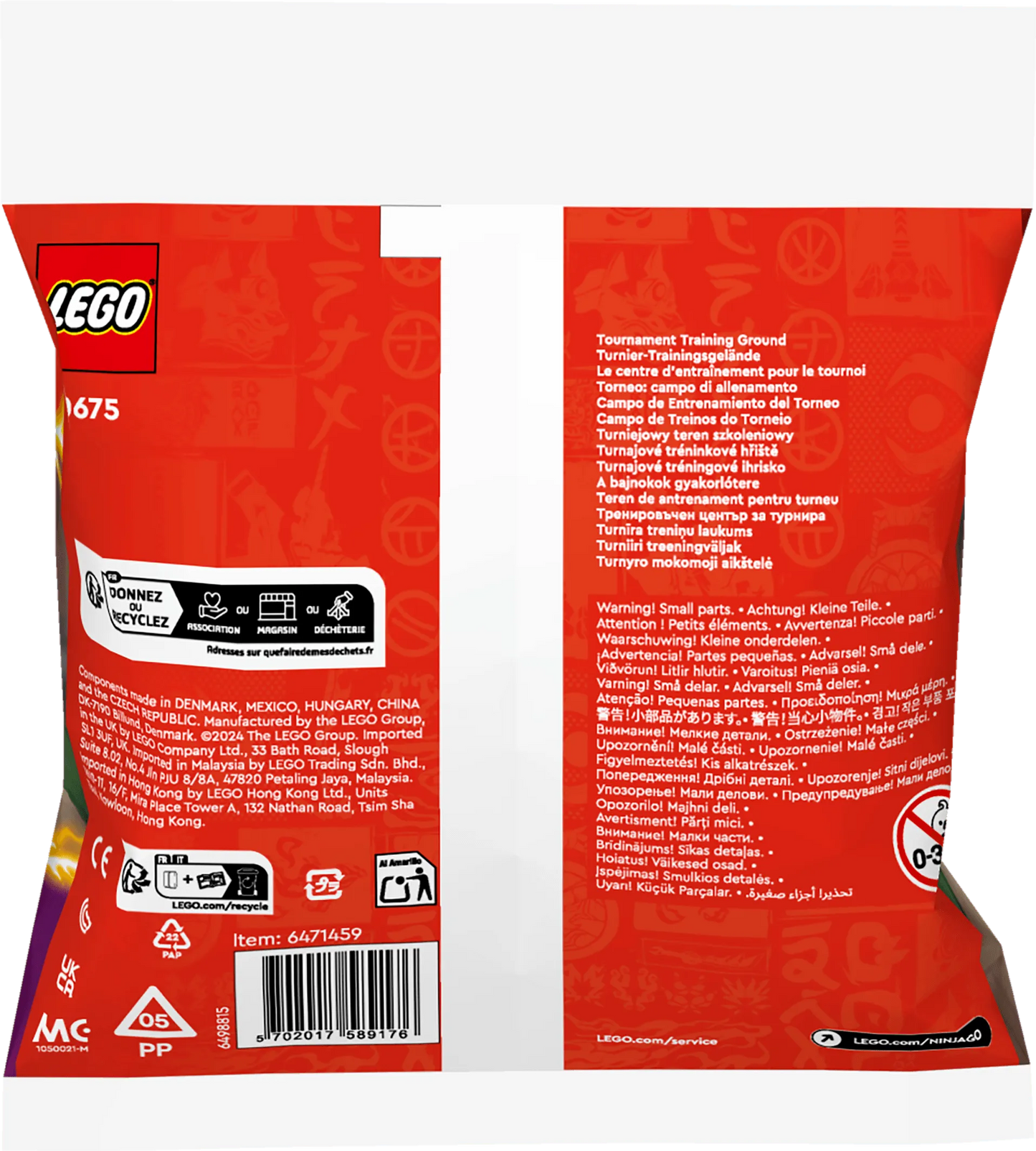 LEGO Toernooi trainingsveld 30675 Ninjago LEGO CREATOR @ 2TTOYS | Official LEGO shop😊🥰 LEGO €. 3.49