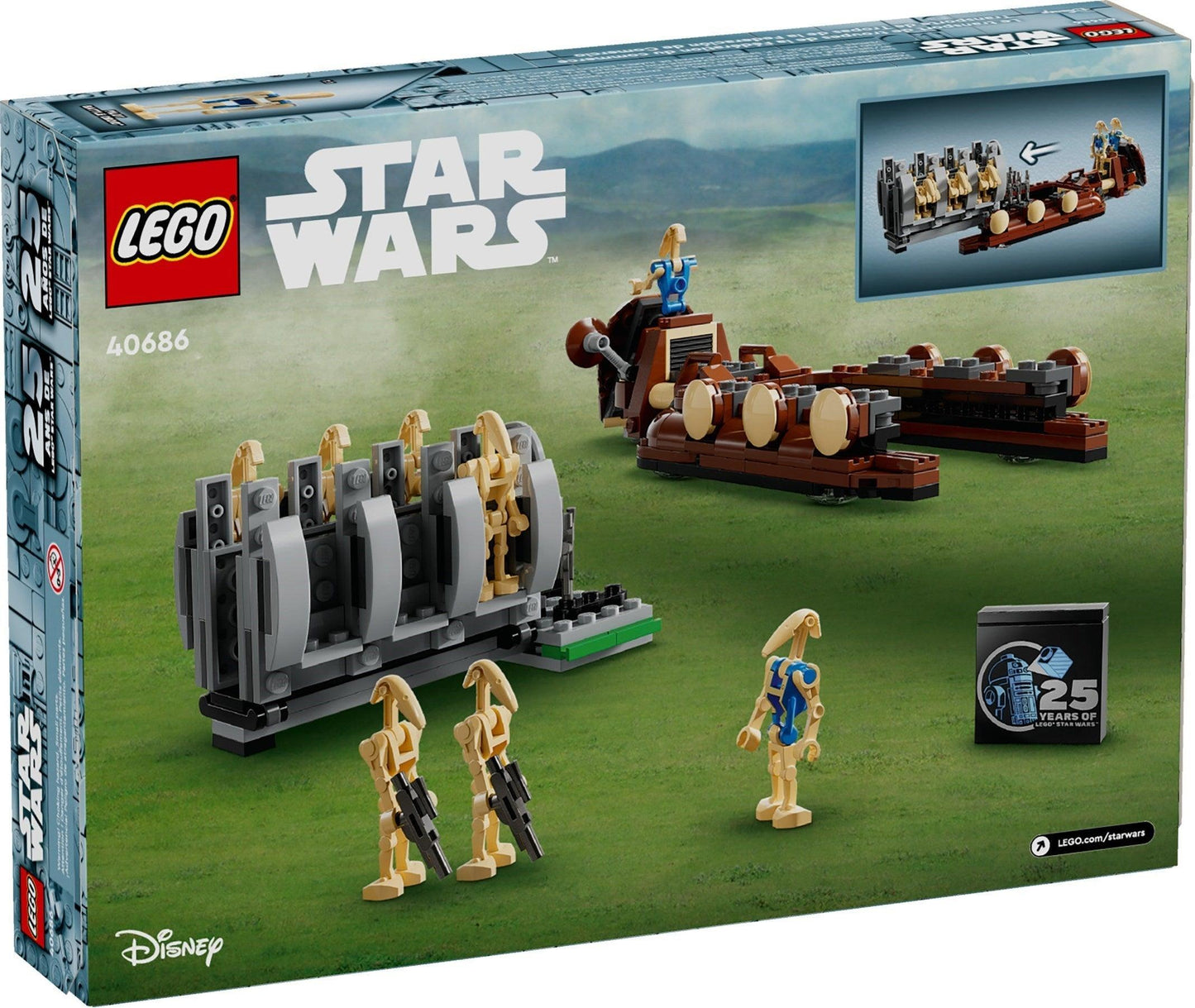 LEGO Trade Federation Troop Carrier 40686 StarWars LEGO STARWARS @ 2TTOYS | Official LEGO shop😊🥰 2TTOYS €. 29.99