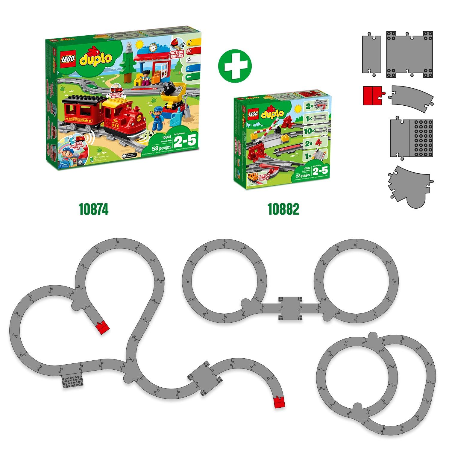 LEGO Trein rails als uitbreiding 10882 DUPLO LEGO DUPLO @ 2TTOYS | Official LEGO shop😊🥰 LEGO €. 16.98