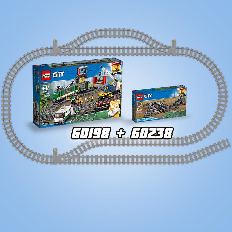 LEGO Treinbaan Wissels 60238 City Treinen LEGO CITY TREINEN @ 2TTOYS | Official LEGO shop😊🥰 LEGO €. 16.49