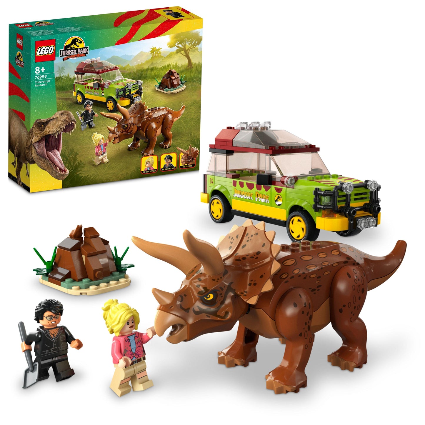 LEGO Triceratops Research 76959 Jurassic World LEGO JURASSIC WORLD @ 2TTOYS | Official LEGO shop😊🥰 LEGO €. 52.99