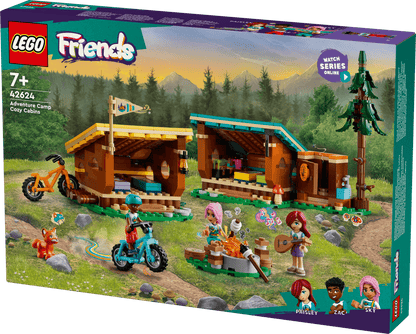 LEGO Vakantie Kamp Knusse Hutten 42624 Friends (Pre-Order: verwacht juni) LEGO Friends @ 2TTOYS LEGO €. 37.49