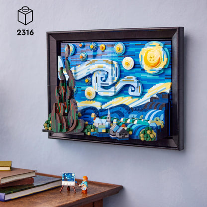 LEGO Vincent van Gogh - De sterrennacht 21333 Ideas (USED) LEGO IDEAS @ 2TTOYS | Official LEGO shop😊🥰 LEGO €. 114.99