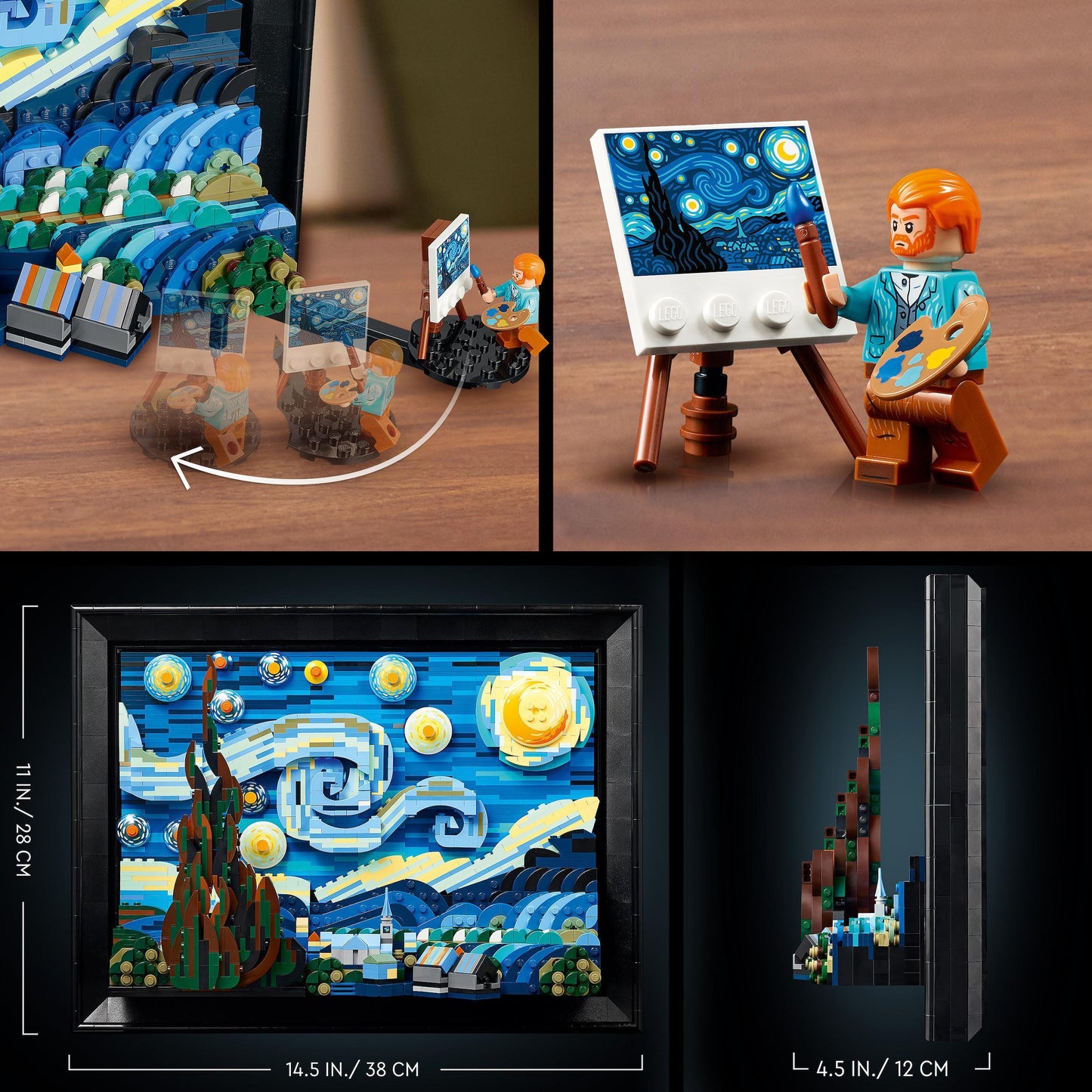 LEGO Vincent van Gogh - De sterrennacht 21333 Ideas (USED) LEGO IDEAS @ 2TTOYS | Official LEGO shop😊🥰 LEGO €. 114.99