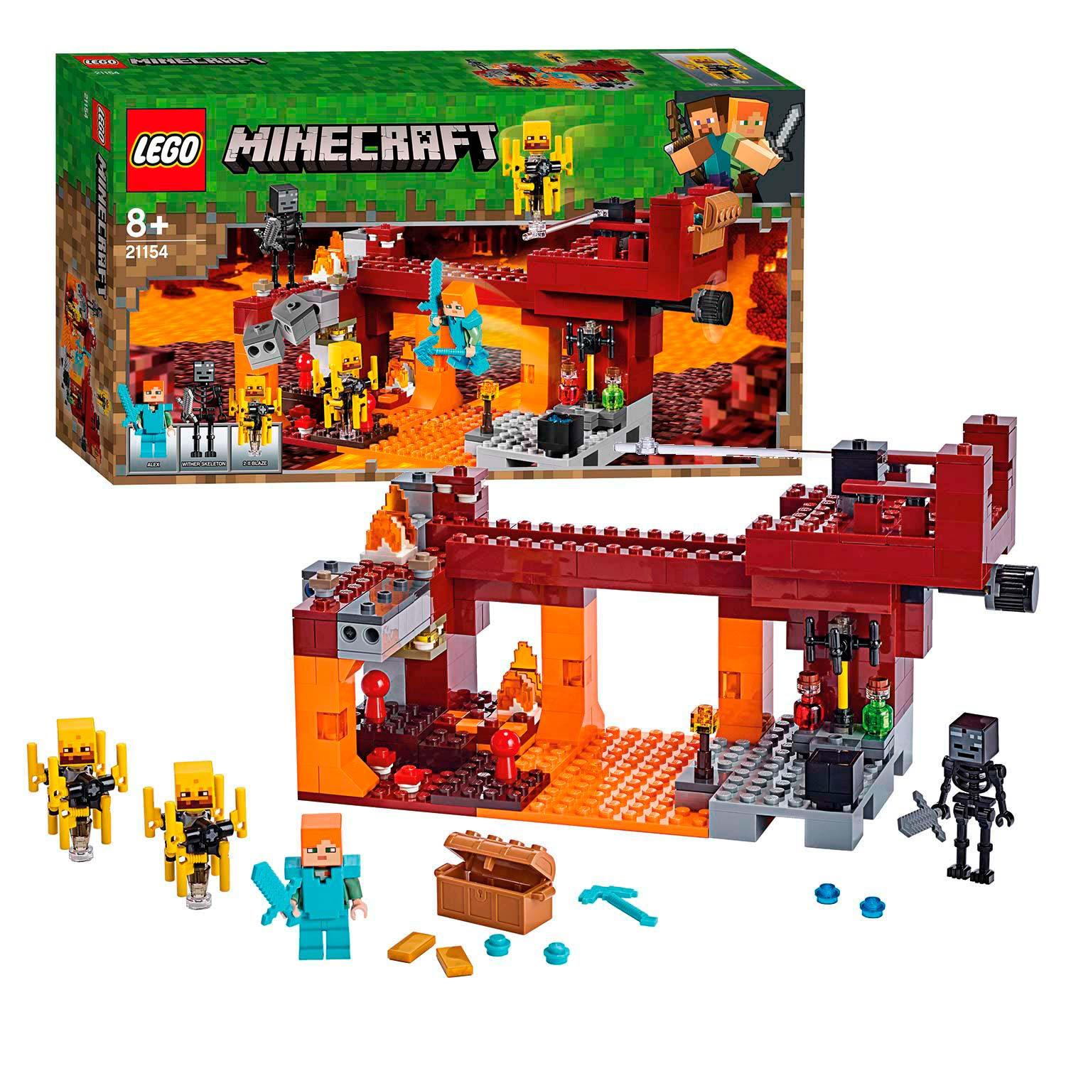 LEGO Vliegende Blaze op de Blaze brug 21154 Minecraft LEGO MINECRAFT @ 2TTOYS LEGO €. 39.99