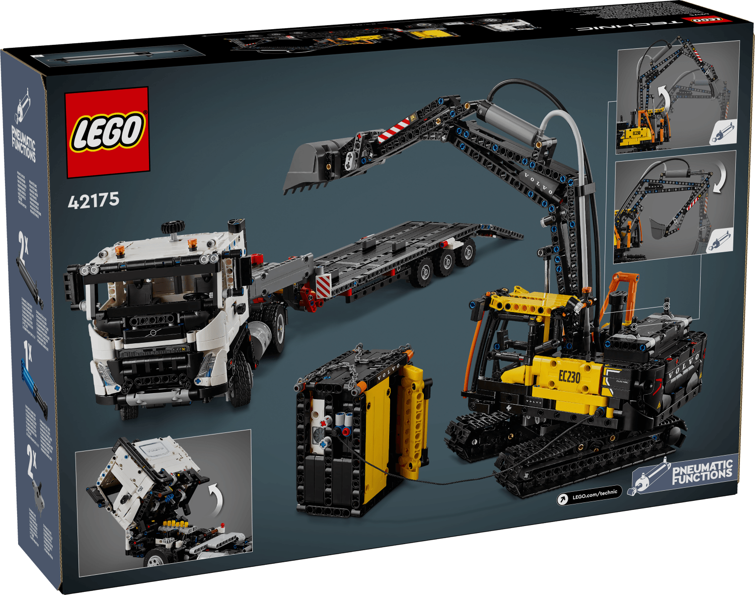 LEGO Volvo FMX truck & EC230 elektrische graafmachine 42175 Technic (Pre-Order: verwacht augustus) LEGO TECHNIC @ 2TTOYS LEGO €. 169.99