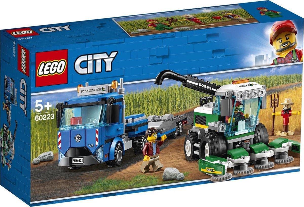 LEGO Vrachtwagen transport van de maaidorser 60223 City Voertuigen LEGO CITY GEWELDIGE VOERTUIGEN @ 2TTOYS LEGO €. 22.49