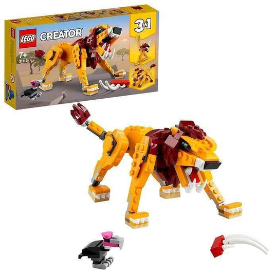 LEGO Wild Lion 31112 Creator 3-in-1 LEGO CREATOR @ 2TTOYS | Official LEGO shop😊🥰 LEGO €. 16.49