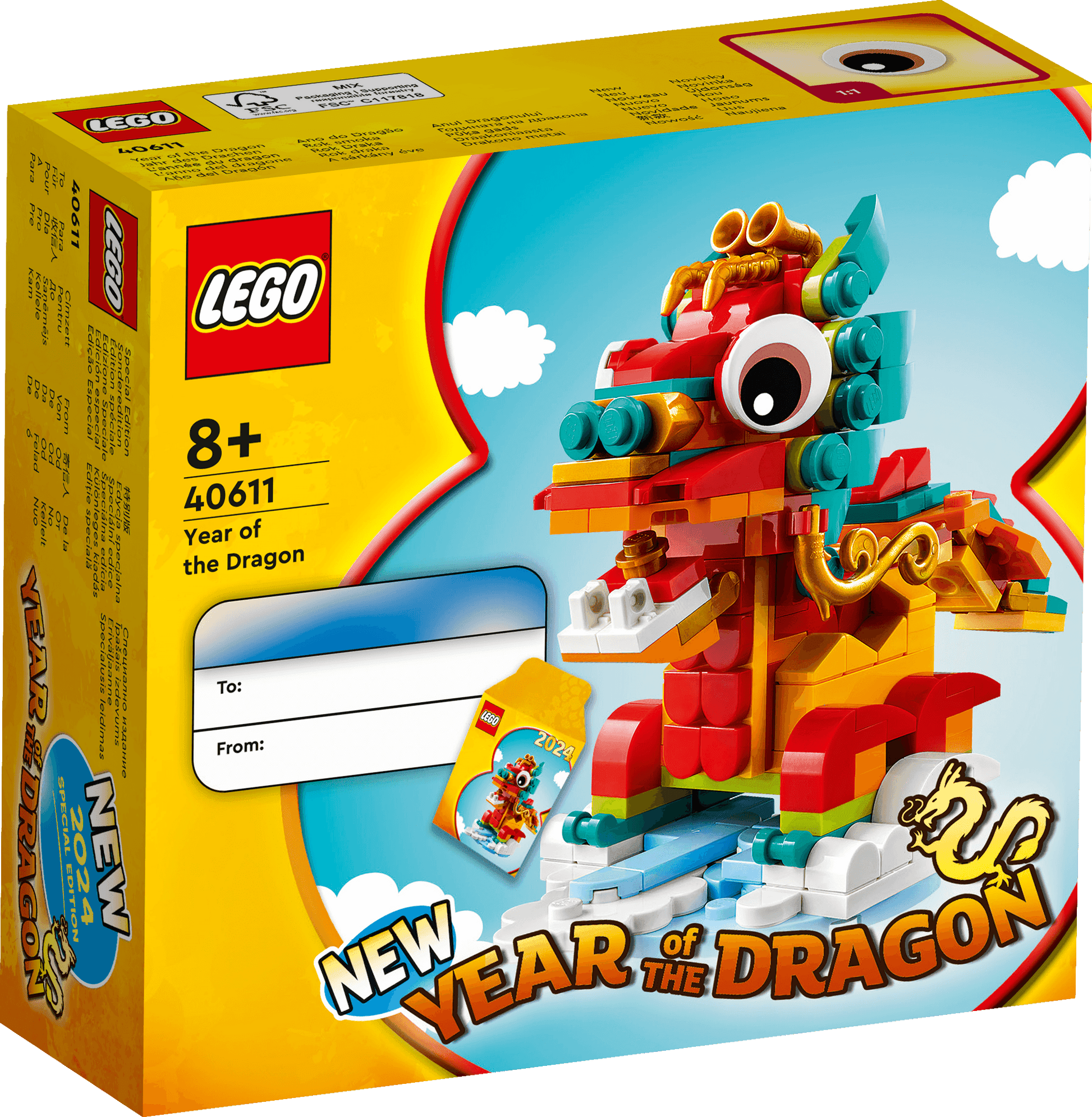 LEGO Year of the Dragon 40611 Chinese NewYear LEGO CREATOR @ 2TTOYS 2TTOYS €. 9.99