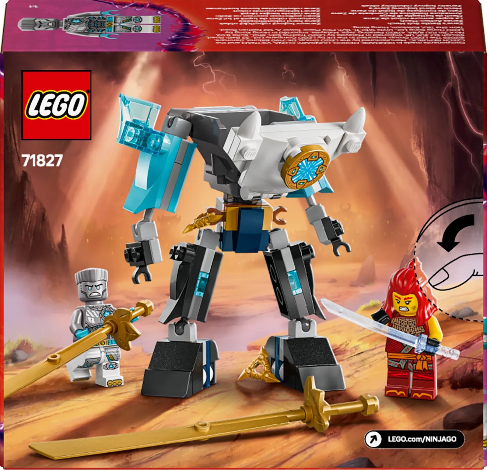 LEGO Zane's Strijd Mecha 71827 Ninjago @ 2TTOYS | Official LEGO shop😊🥰 2TTOYS | Official LEGO shop😊🥰 €. 8.49