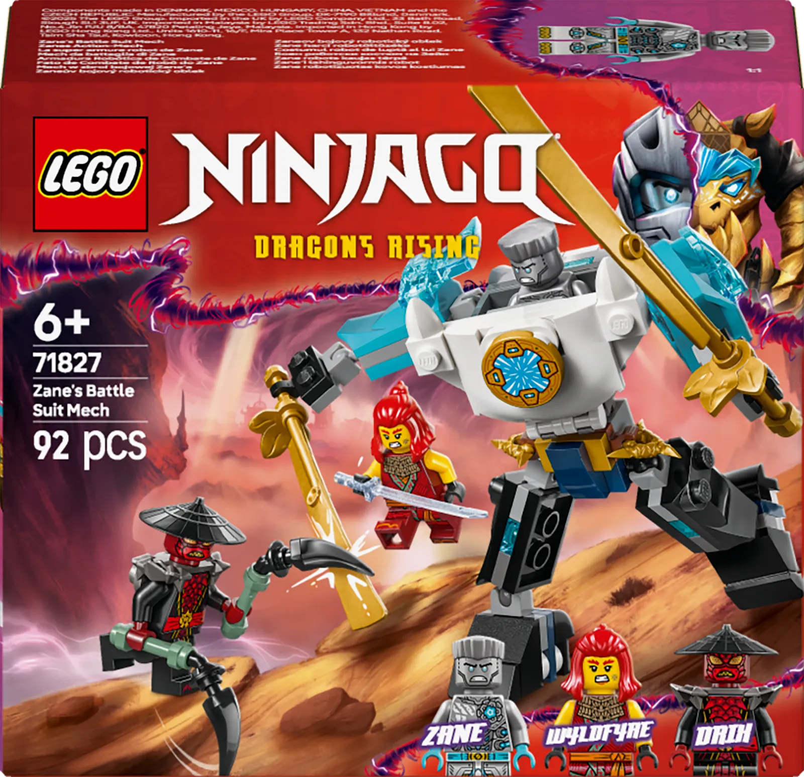 LEGO Zane's Strijd Mecha 71827 Ninjago @ 2TTOYS | Official LEGO shop😊🥰 2TTOYS | Official LEGO shop😊🥰 €. 8.49