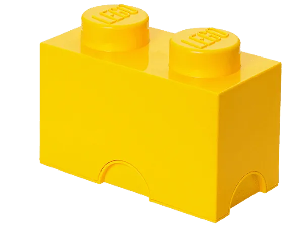 LEGO 2 stud Yellow Storage Brick 5003570 Gear LEGO Gear @ 2TTOYS | Official LEGO shop😊🥰 LEGO €. 12.49