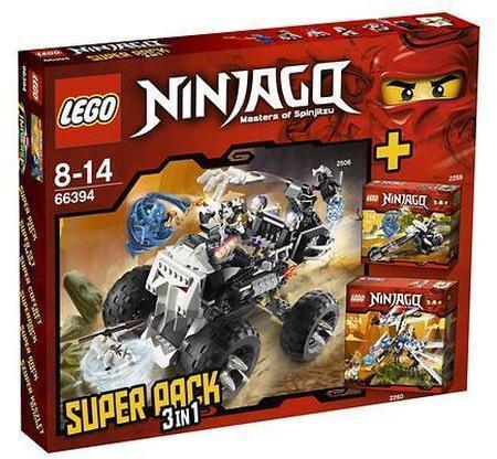 LEGO 3-in-1 Super Pack 66394 Ninjago - Product Collection LEGO NINJAGO @ 2TTOYS | Official LEGO shop😊🥰 LEGO €. 89.99