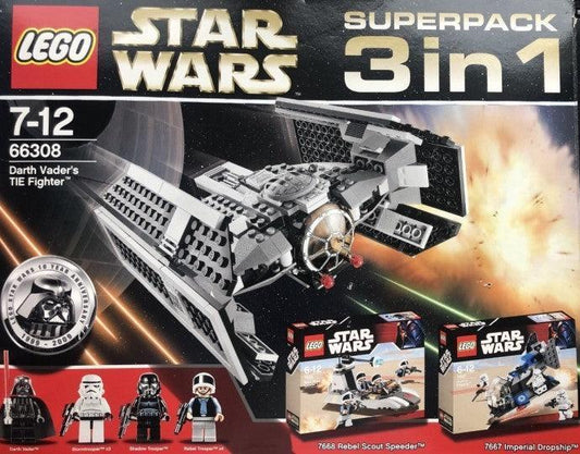 LEGO 3 in 1 Superpack 66308 Star Wars - Product Collection LEGO STARWARS @ 2TTOYS | Official LEGO shop😊🥰 LEGO €. 199.99