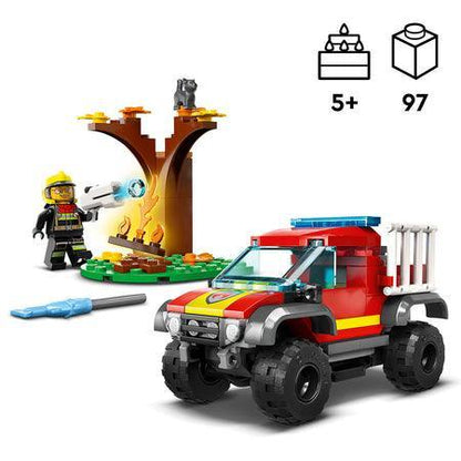 LEGO 4x4 brandweerwagen redding 60393 City LEGO CITY @ 2TTOYS LEGO €. 8.48