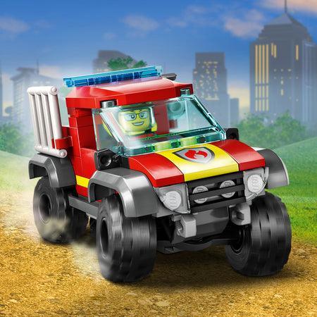 LEGO 4x4 brandweerwagen redding 60393 City LEGO CITY @ 2TTOYS LEGO €. 8.48