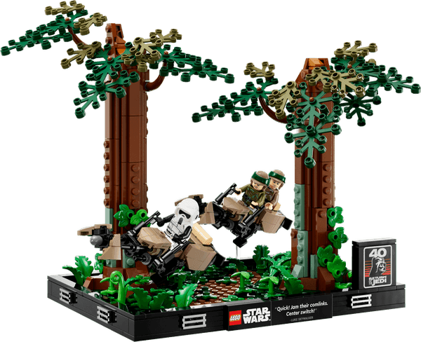 LEGO 75353 The Endor Speeder Bike Chase Diorama LEOG STARWARS @ 2TTOYS LEGO €. 79.99