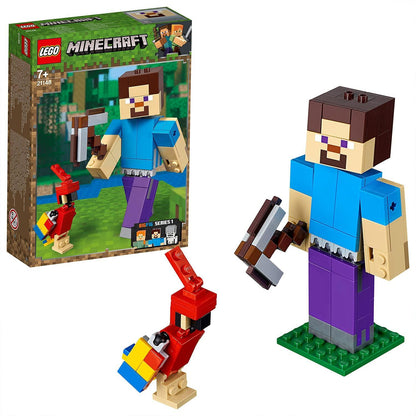 LEGO BigFig Steve met papegaai 21148 Minecraft LEGO MINECRAFT @ 2TTOYS LEGO €. 22.49