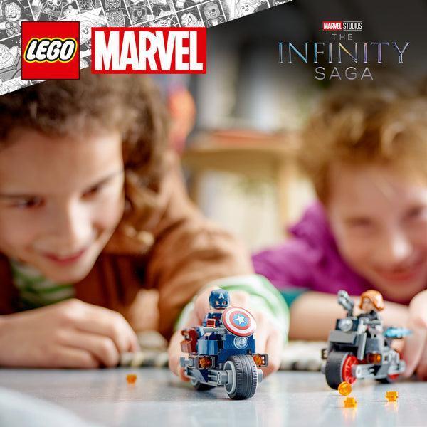 LEGO Black Widow & Captain America Motorcycles 76260 Marvel Superheroes LEGO SUPERHEROES @ 2TTOYS | Official LEGO shop😊🥰 LEGO €. 15.99