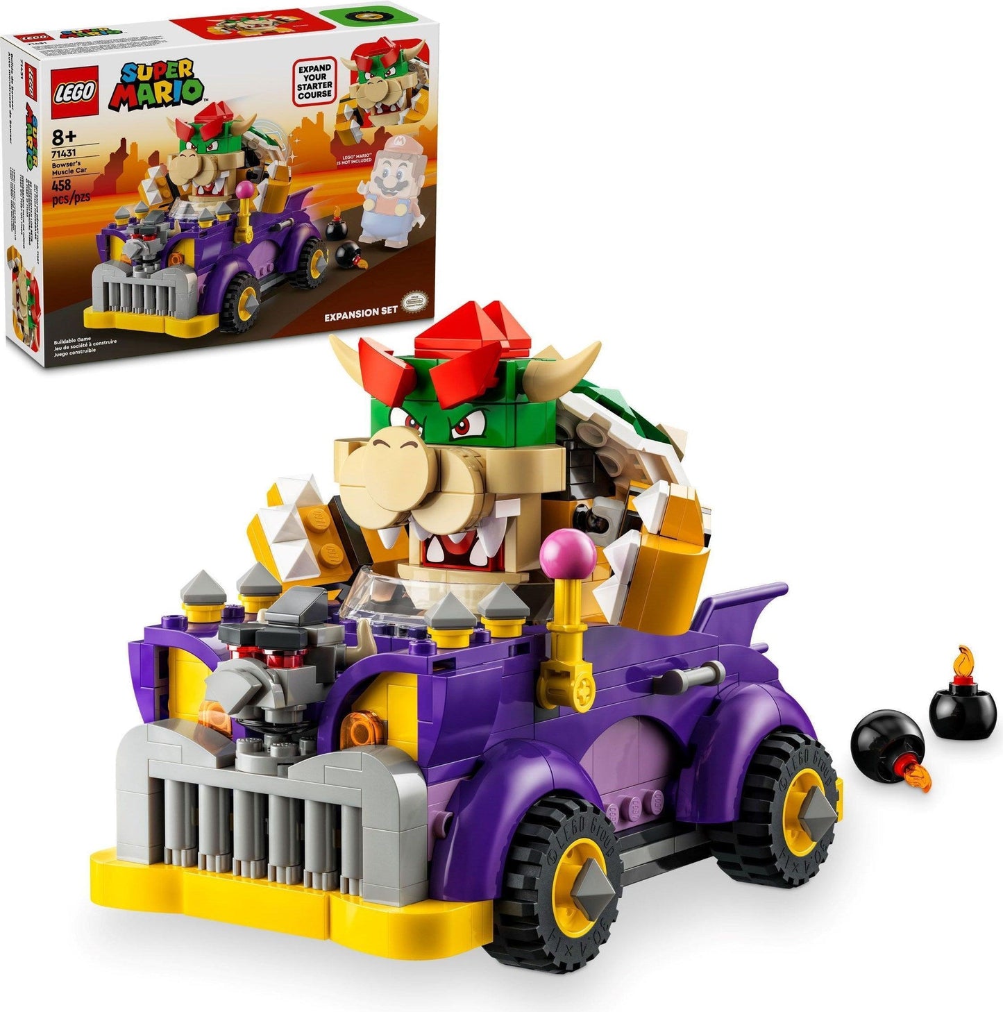 LEGO Bowser's Muscle Car 71431 Supermario LEGO Super Mario @ 2TTOYS LEGO €. 29.99