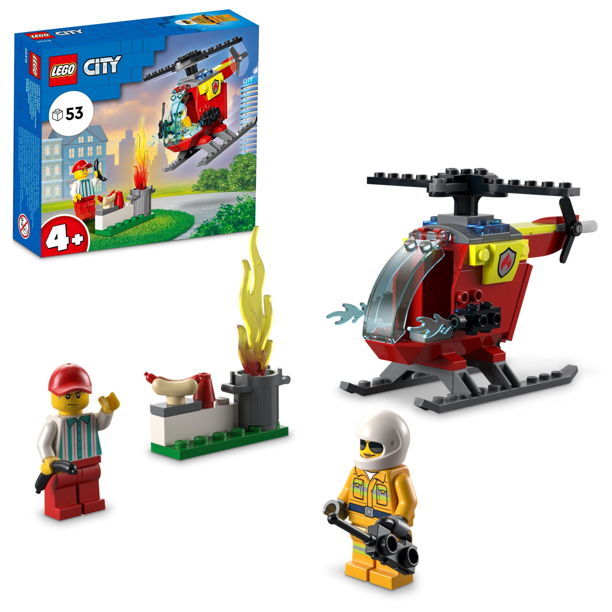 LEGO Brandweer helikopter 60318 City LEGO CITY BRANDWEER @ 2TTOYS LEGO €. 8.48